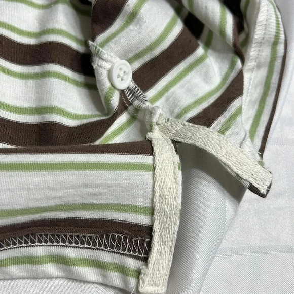 NWT, retro AIRWALK striped men polo shirt,2 tone,cosplay,ASO Big Bang, 70’s, - Picture 13 of 15